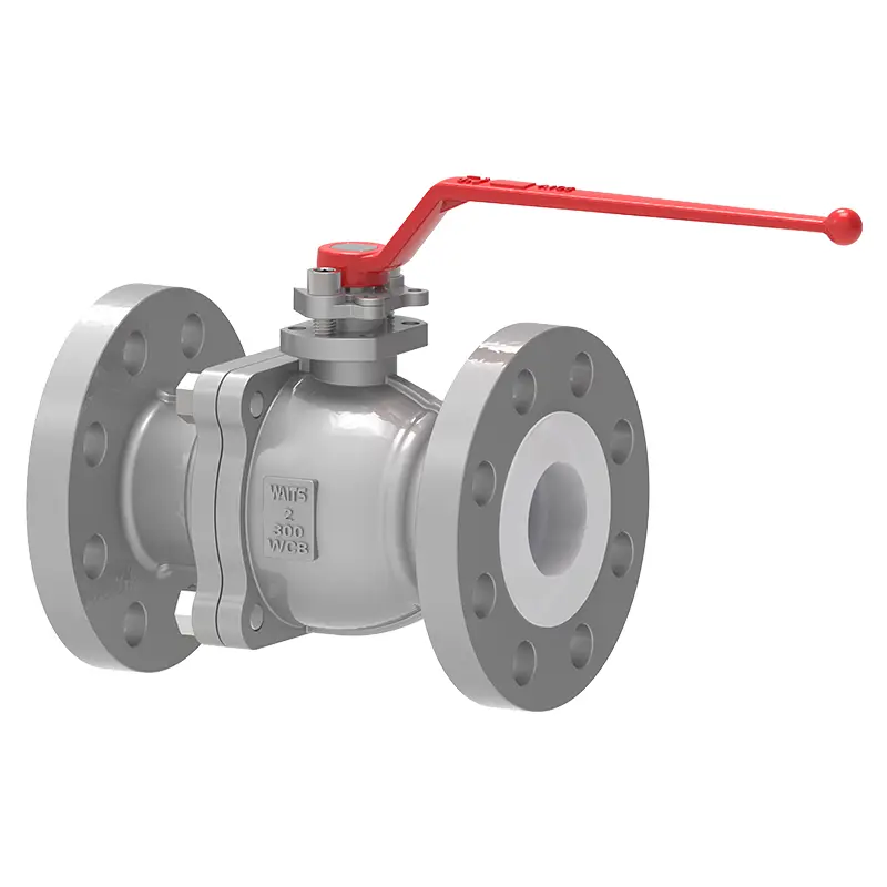Επίπεδο βαλβίδας μπάλας με επένδυση PTFE ‌ ‌