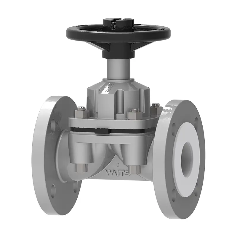 Βαλβίδα διαφράγματος με επένδυση PTFE